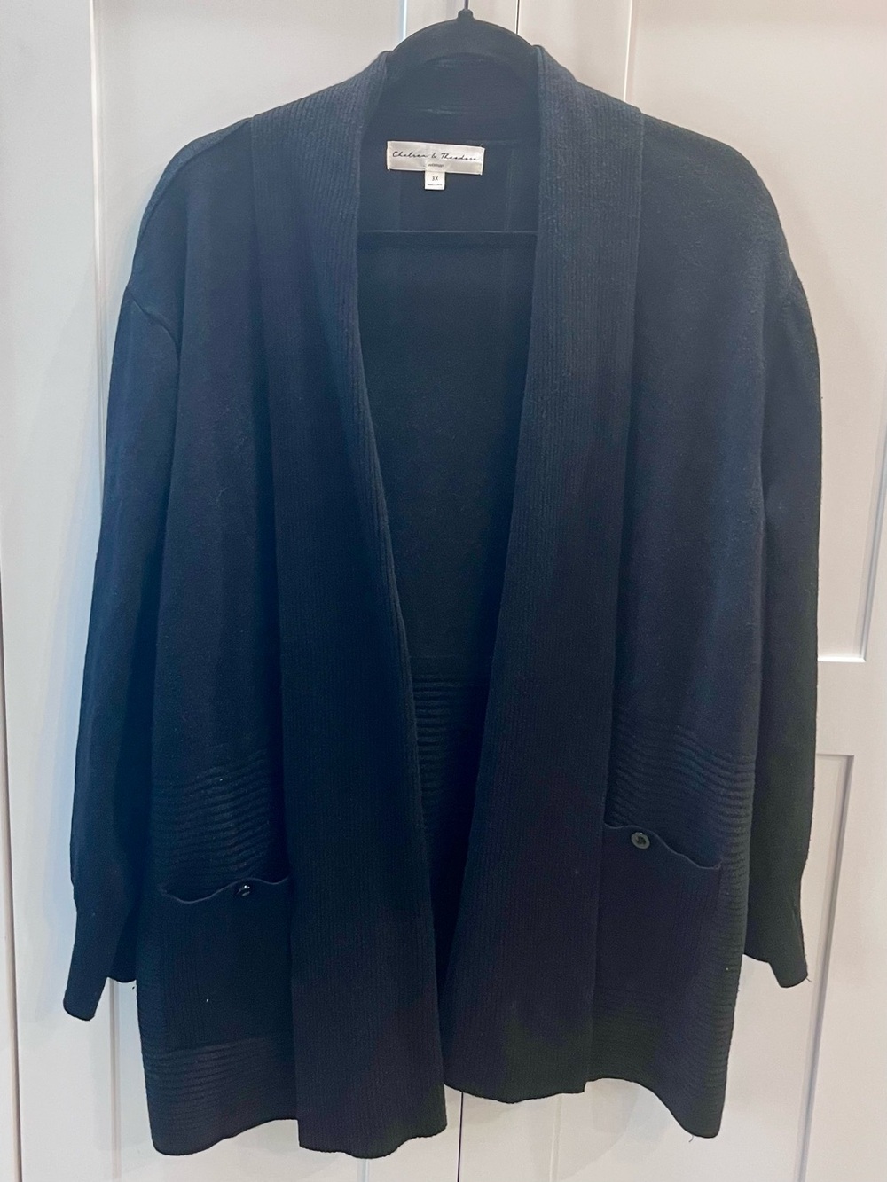3x Plus Size Open-Front Women's Cardigan Sweater